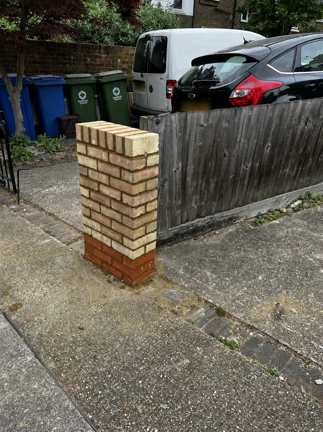 External brickwork and groundworks example by Applewood Construction